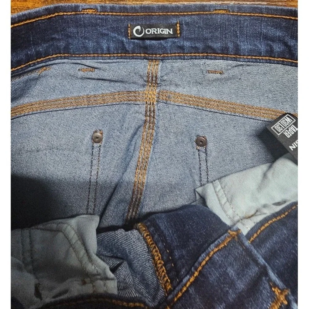 Origin Maine USA Jeans Men's 30x30 Taper Fit Flex Stretch‎ Blue Denim